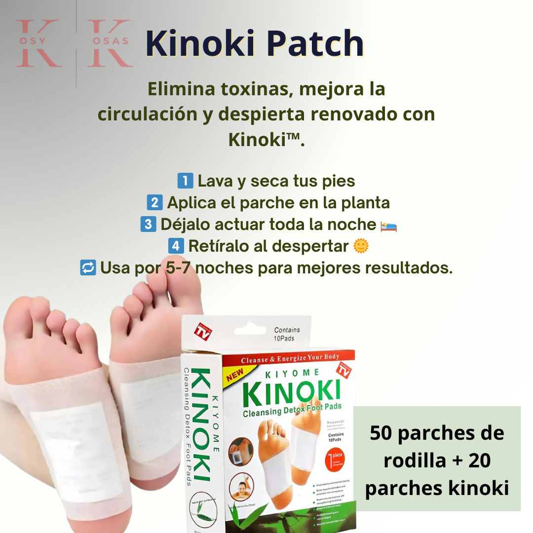 Pack FlexiTherm™ (50 knee patch + 20 kinoki patch)