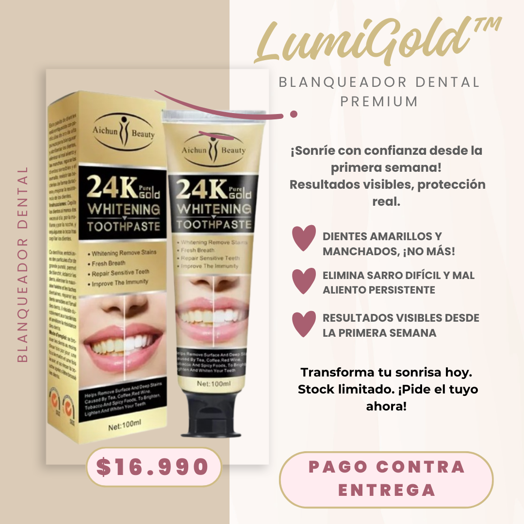 LumiGold™ Blanqueador Dental Premium