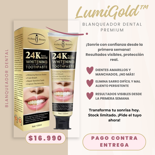 LumiGold™ Blanqueador Dental Premium