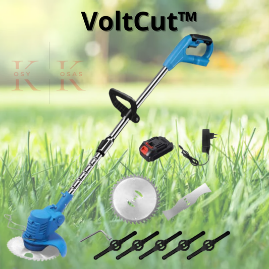VoltCut™ – Corta Césped Inalámbrica y Recargable