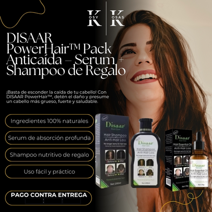 Pack Anticaída PowerHair™| Shampoo + serum