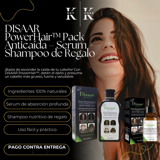 Pack Anticaída PowerHair™| Shampoo + serum