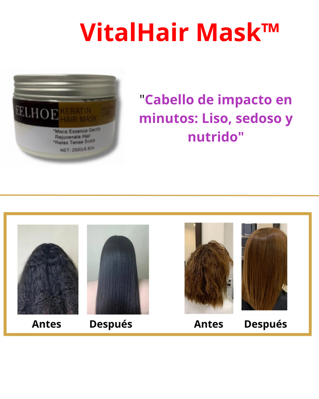 VitalHair Mask™ | Efecto Liso